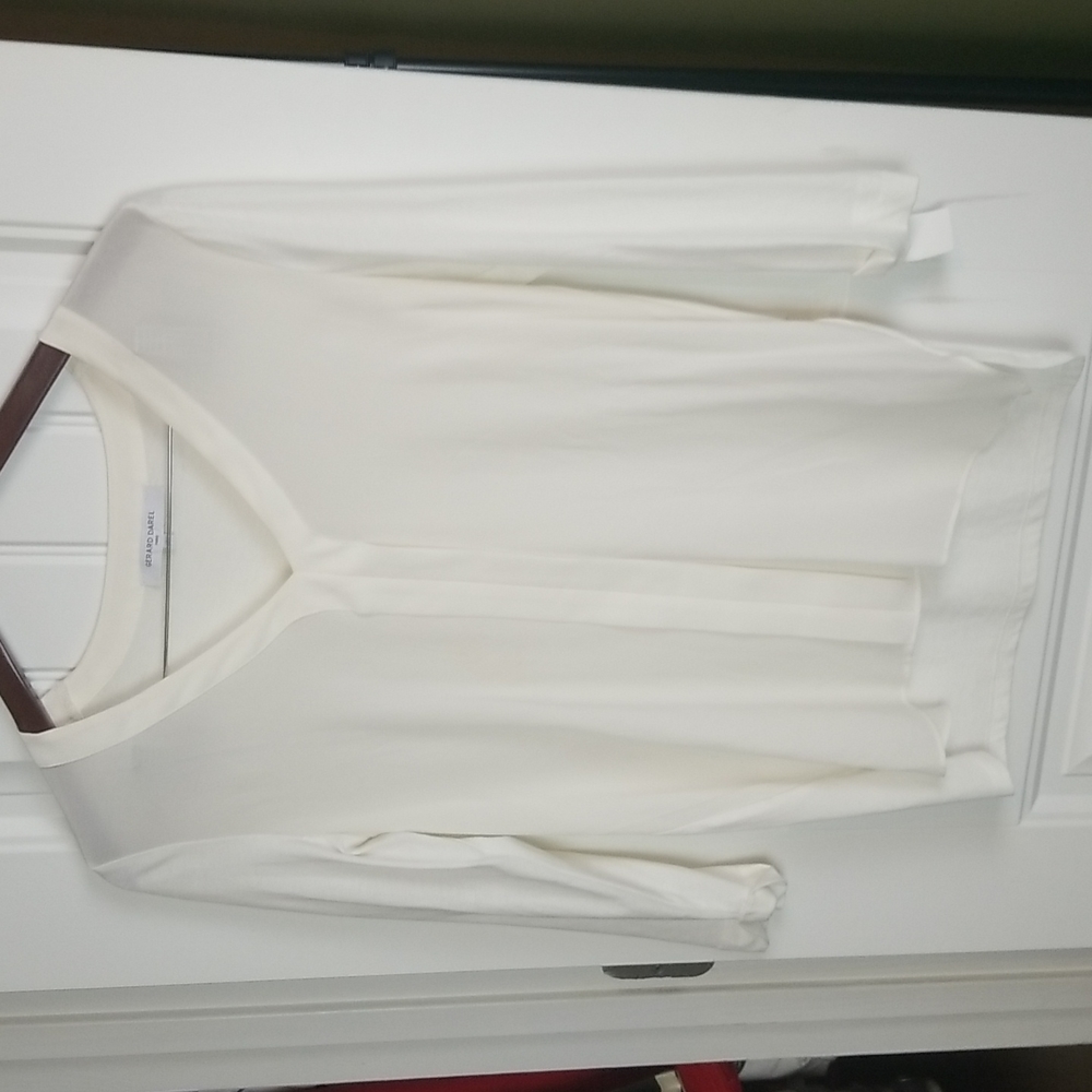 Gerard Darel Paris Cotton / Modal / Silk Blend Blouse 0